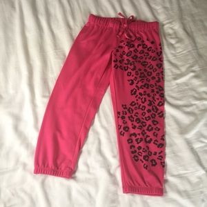 NWT Pink Leopard Sweats