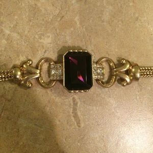 Banana Republic purple/gold bracelet