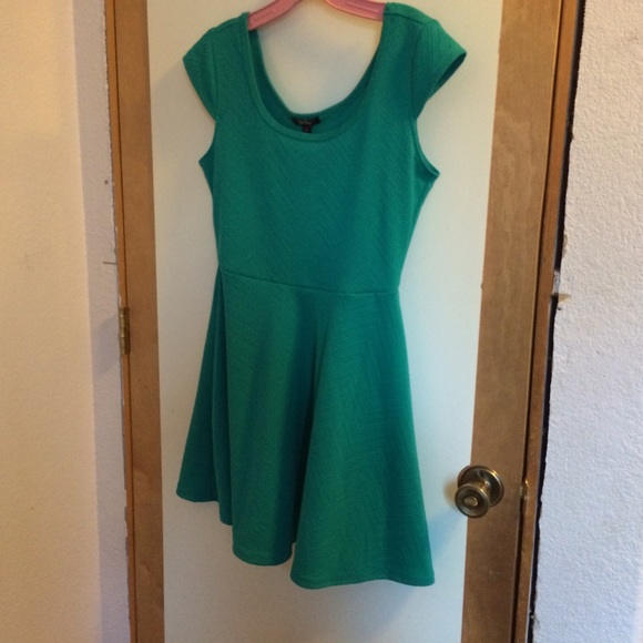 Summery teal fit and flare - Picture 2 of 3