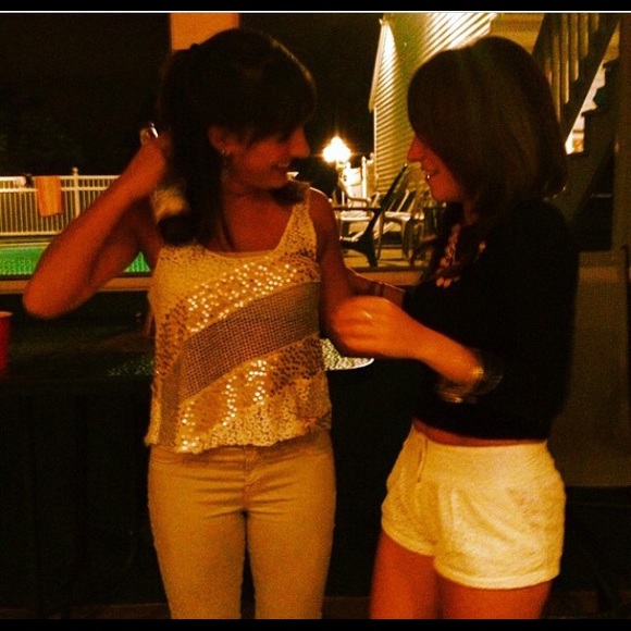 Free People cropped sequin tank - Picture 4 of 4