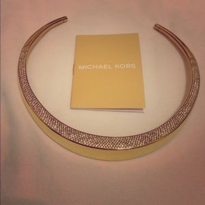 Michael Kors statement choker with Pave