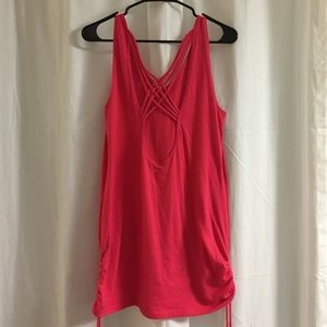 Pink summer cover up