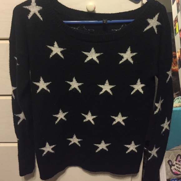 B&W Star Sweater