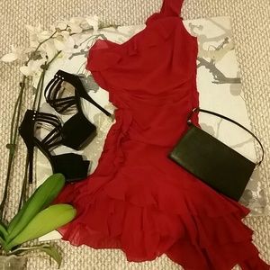 Express You Ruffle Me Up Dress