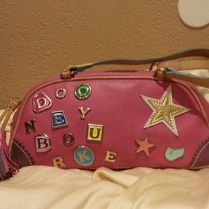 Dooney and Bourke Leather Baguette Multi Charms