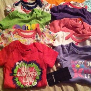 Hurley 3 month onsies
