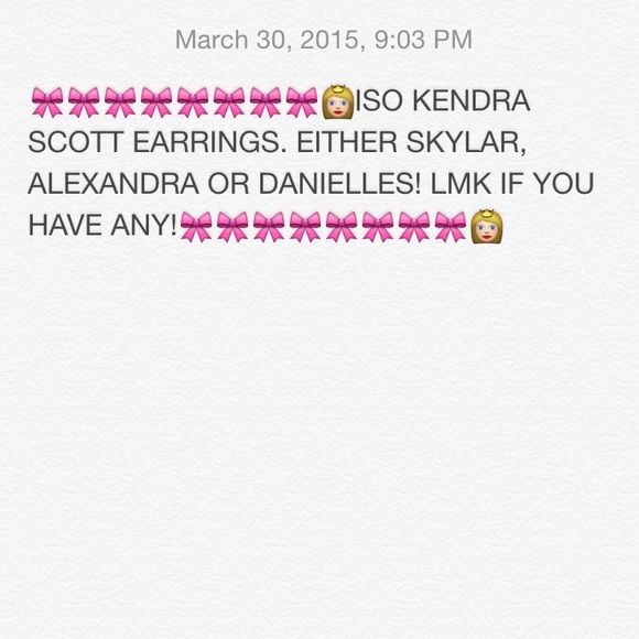 Kendra Scott earrings