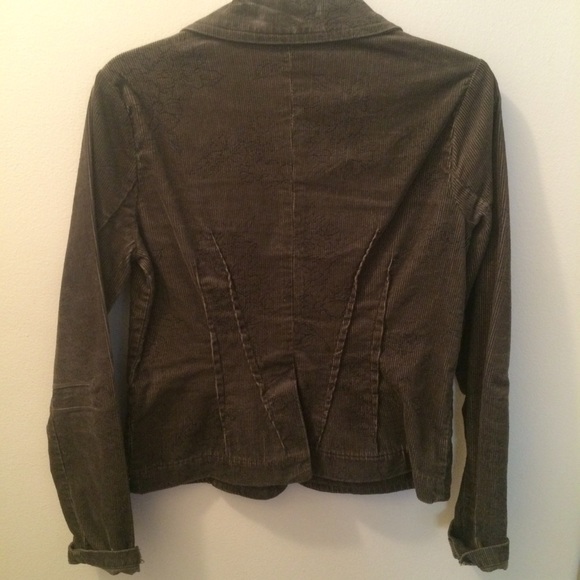 Coats | Corduroy Olive Green Jacket 