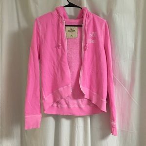 Neon pink Hollister jacket