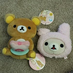 Rilakkuma plush and coin purse.