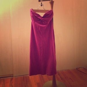 Strapless Cotton Dress