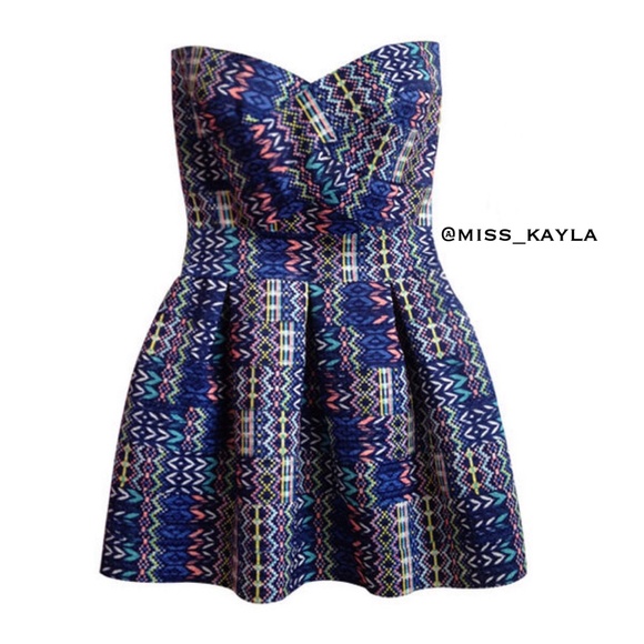 Bandage Babydoll Dress - Picture 2 of 4