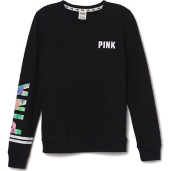 NEW Victoria's Secret Perfect Crew Tropical Print