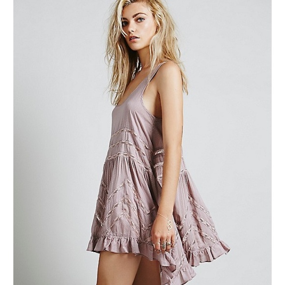 ❌HOLD❌Free People "Voile and Lace Trapeze Slip"