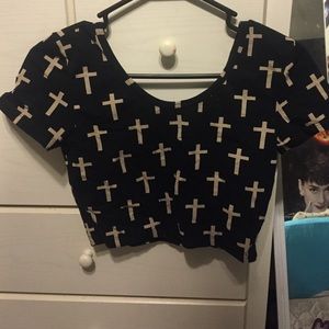 Cross Crop Top