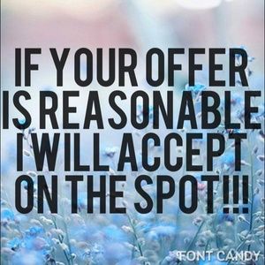 Reasonable offer? Accepted👍👍