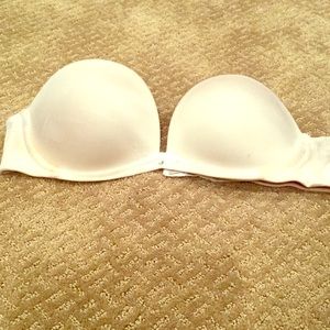 Victoria's Secret Multiway 34C White Strapless Bra
