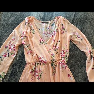Honey punch peach romper
