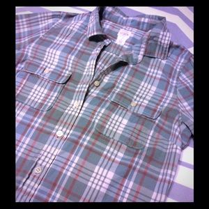 J. Crew plaid button up! Small