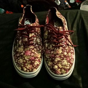 Womens floral print Vans