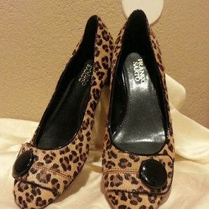 Franco Sarto' Asia Camel Leopard Print 8M