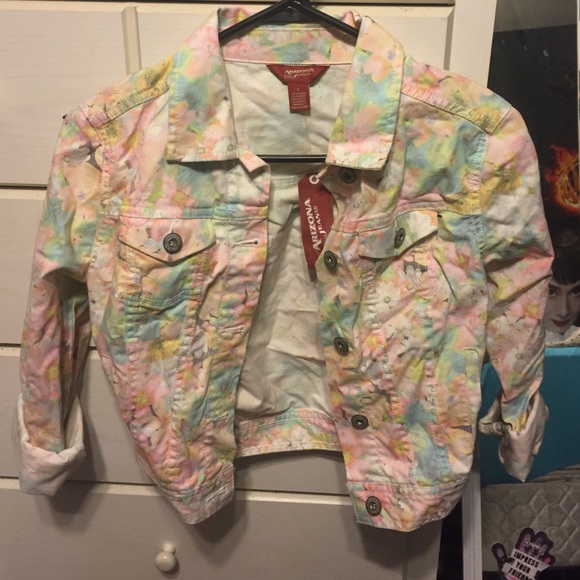 Floral Pastel Jean Jacket