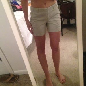 J. Crew city fit khaki shorts size 2