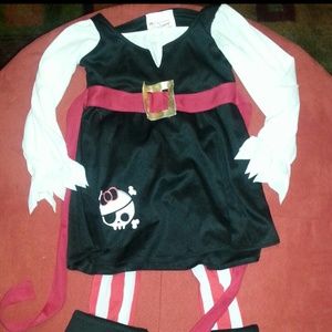 Toddler girls Pirate costume
