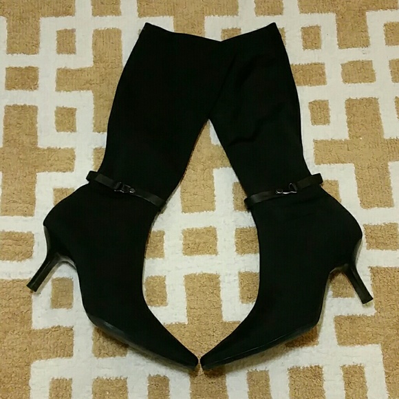 Bandolino Shoes - Bandolino Black fabric boots