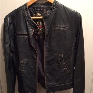Big chill vintage leather jacket size M