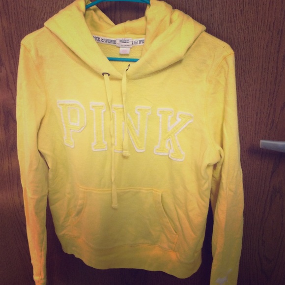 PINK yellow hoodie