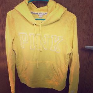 PINK yellow hoodie