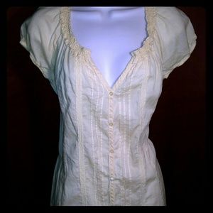Cute pale yellow top by Maurices