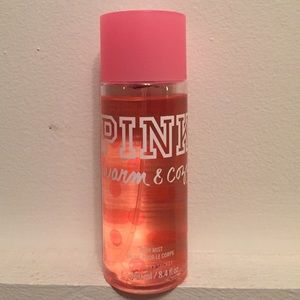 PINK 'warm and cozy' body mist + B&BW mini lotion