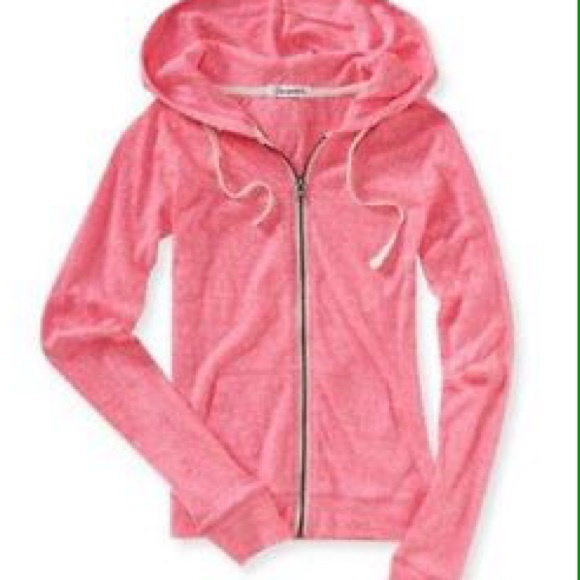 pink zip up jacket