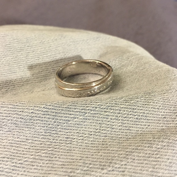 925 sliver note" no one but you" ring