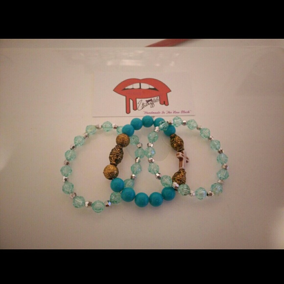 Handmade 3pc Bracelet Set - Picture 3 of 3