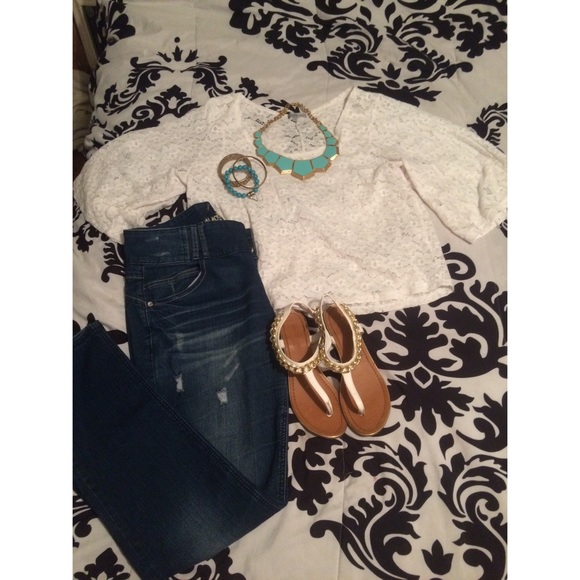 Almost Famous ripped jeans.