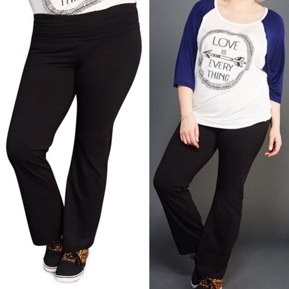 plus size flare yoga pants