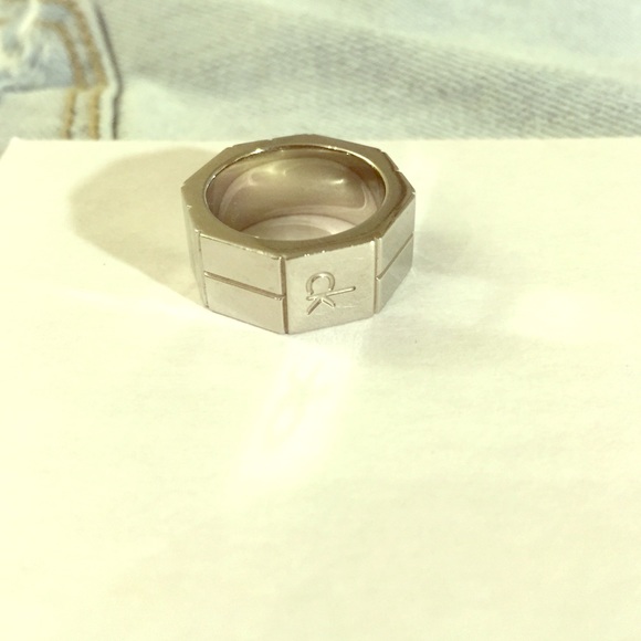 Calvin Klein surgery steel logo ring