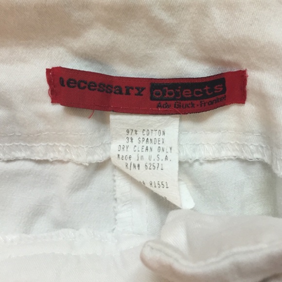 Necessary objects white capris - Picture 2 of 2