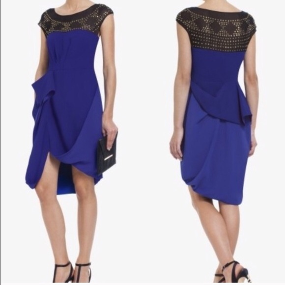 Bcbgmaxazria blue dress