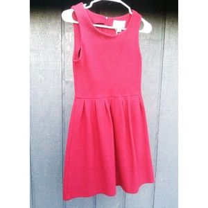 Anthropologie Wine Red Dress