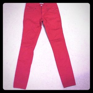 Express cotton/spandex skinny jeans