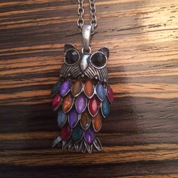 Long Owl Chain Necklace