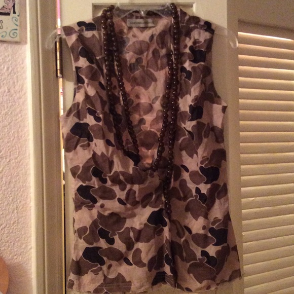 Lundgren and Windinge designer beaded necklace top