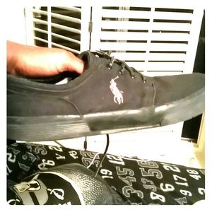 Black Polo Ralph Lauren shoes