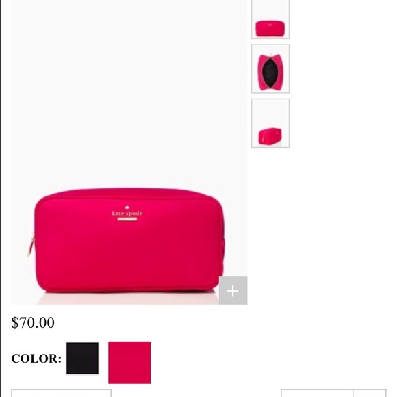 Kate Spade makeup bag