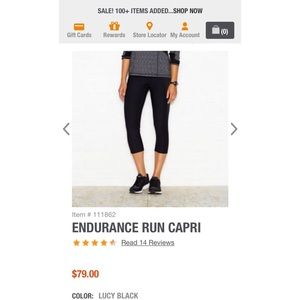 Lucy workout Capri