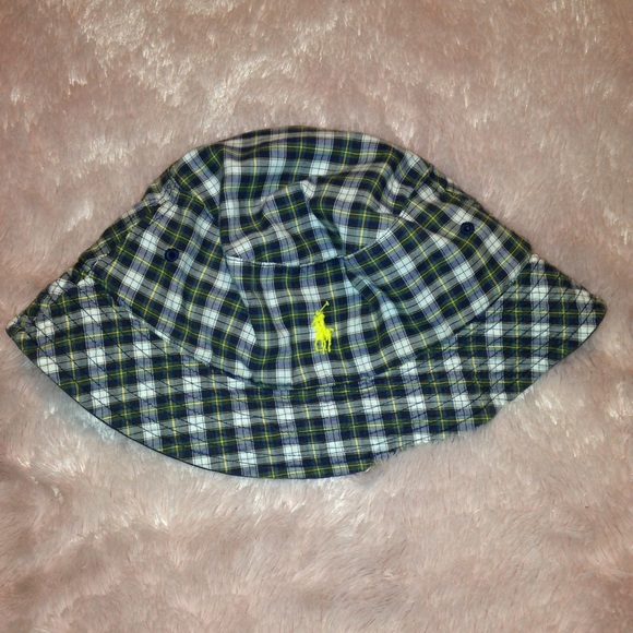 plaid polo hat